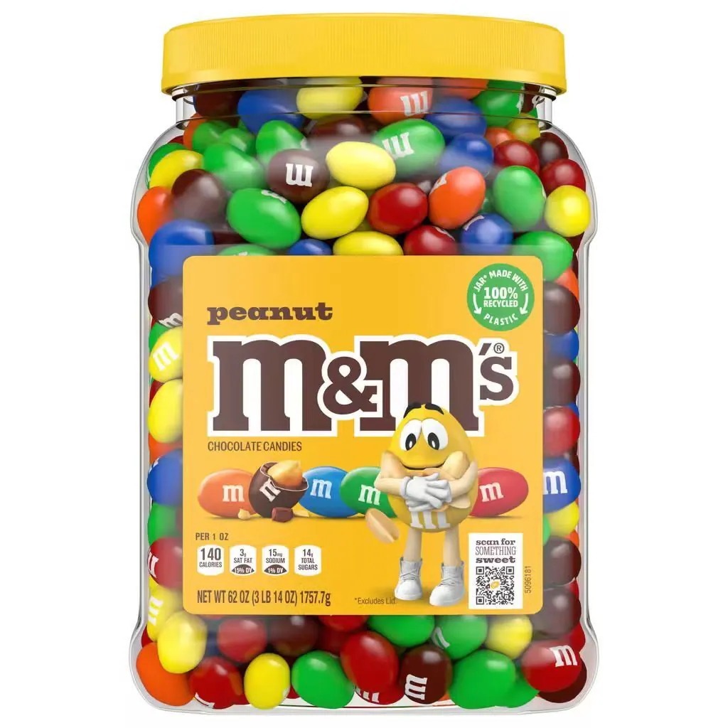 【直播】M&M's LX102030 罐裝朱古力豆1.76kg
