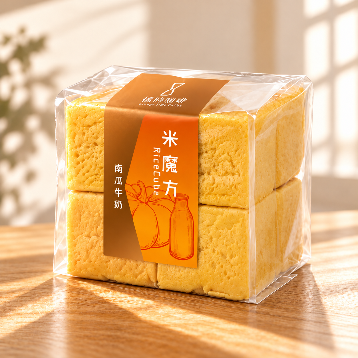 【輕時光】南瓜牛奶：糙米魔方禮盒 (8入/盒)