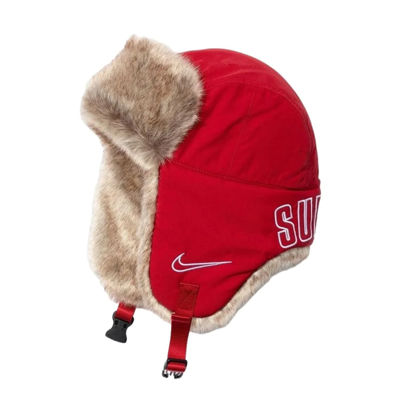 Supreme x Nike Trooper Hat "Red" 聯名款 飛行帽 防寒帽 紅 IQ9124-687 [台灣現貨]