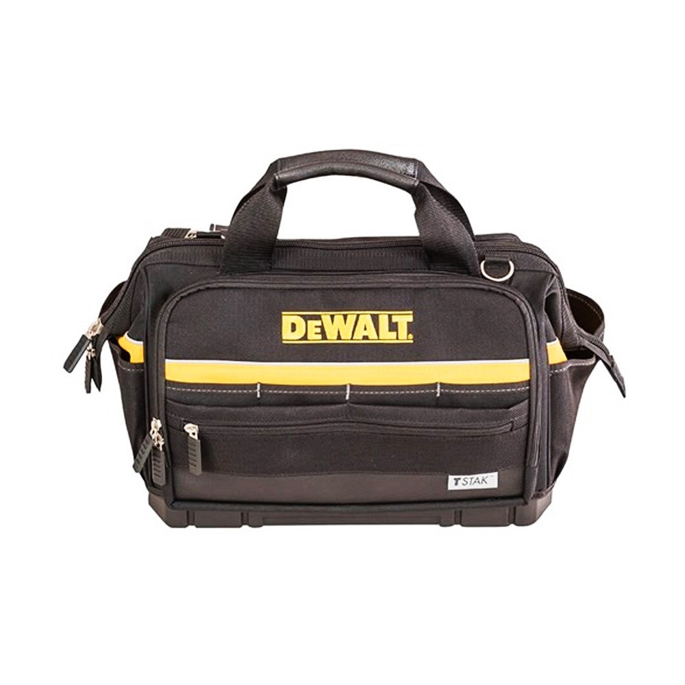 DEWALT 得偉 美國｜變形金剛2.0系列 硬底大開口工具袋 拉鍊式多格式收納包｜DWST82991-1｜公司貨
