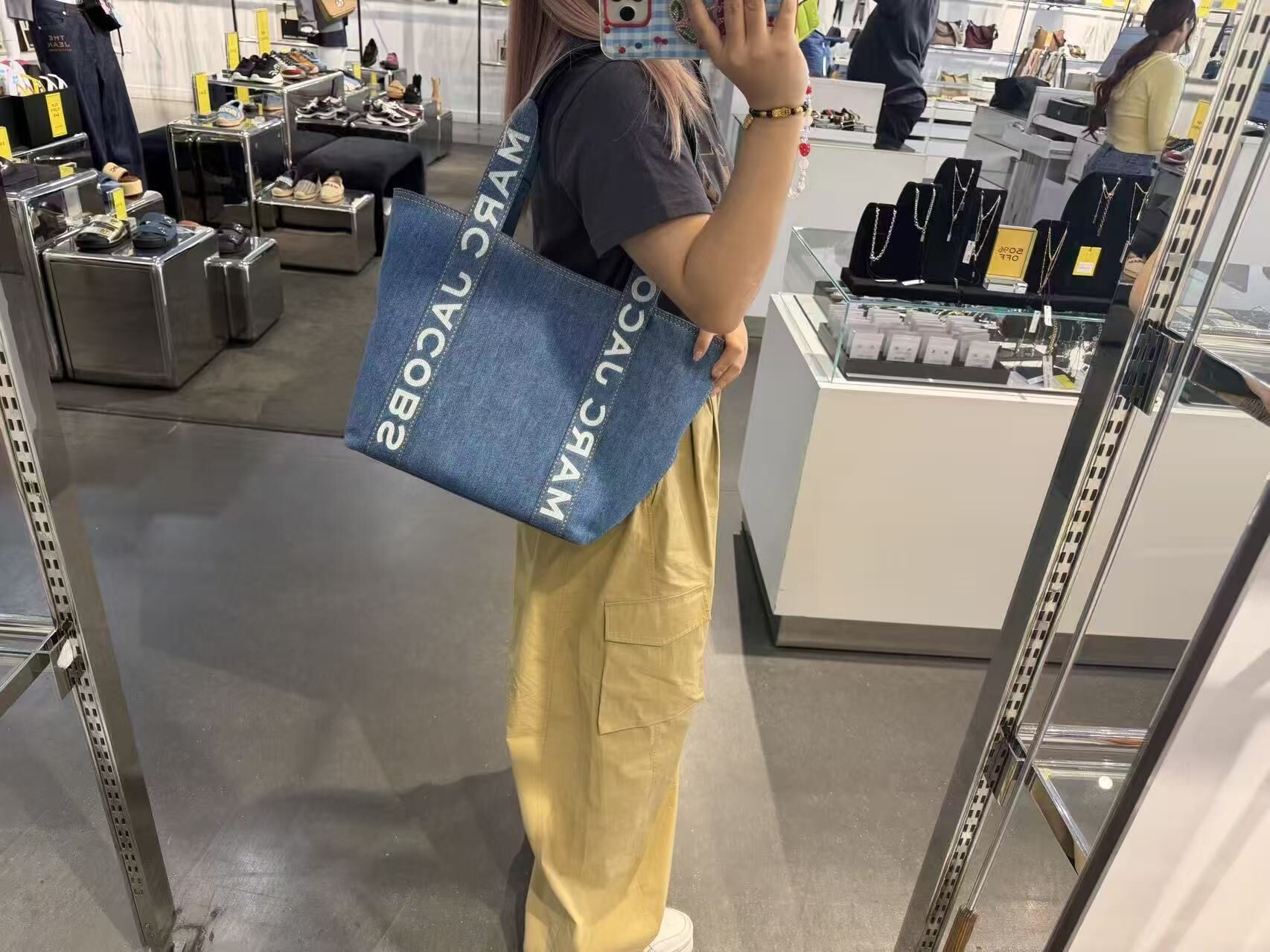 【直播】Marc Jacobs LX102306 牛仔托特包