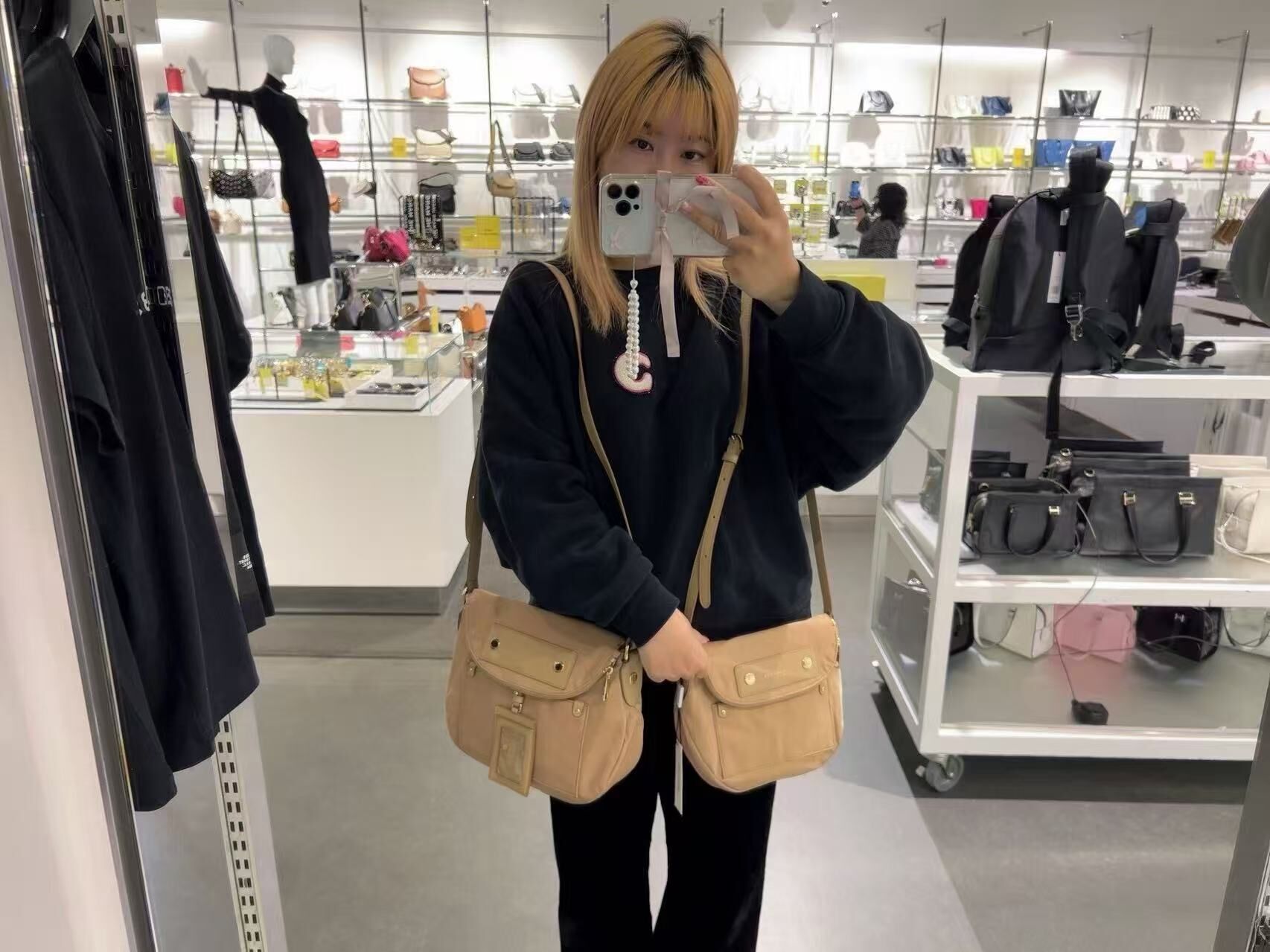【直播】Marc Jacobs LX102308 Preppy 斜孭包