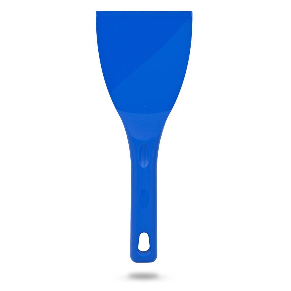 Flexible plastic pizza dough spatula
