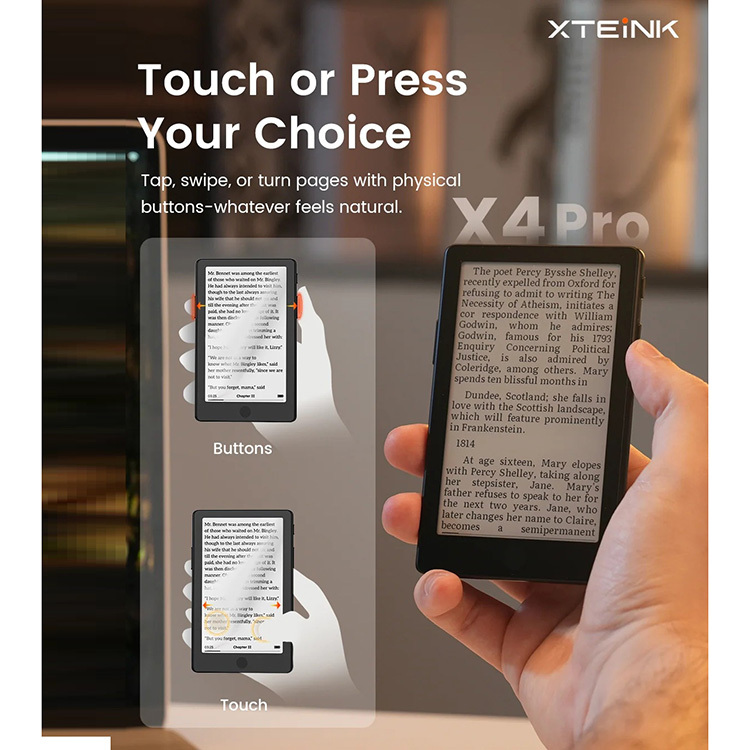 Xteink X4 Pro 4.3" 口袋電子閱讀器