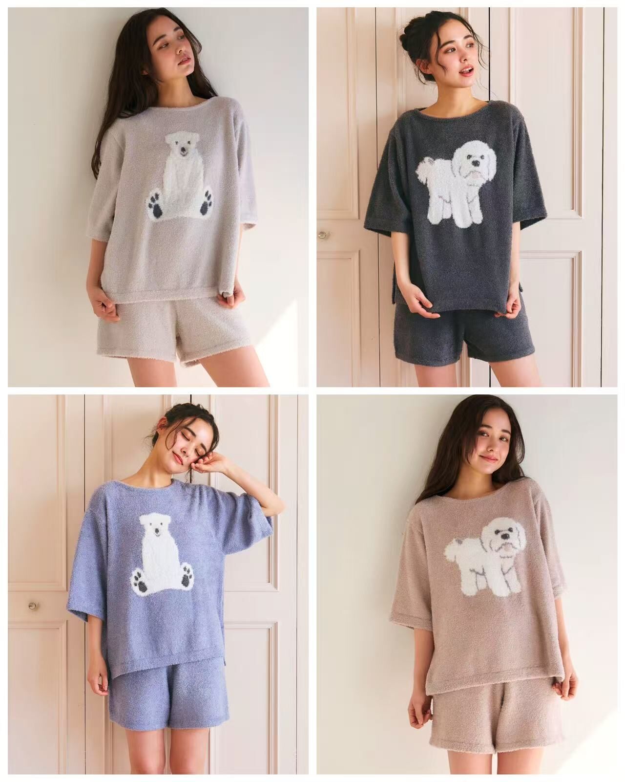 【預購】JM102302 日本 LAFUKU 超萌動物家居服套裝