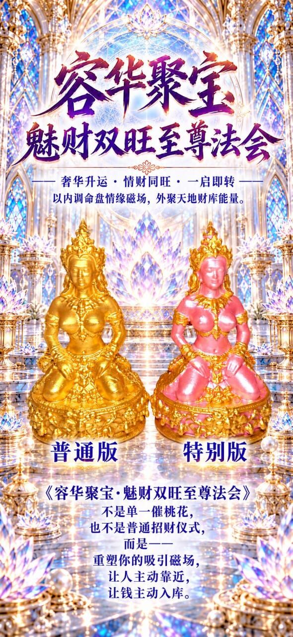 容華聚寶・魅財雙旺至尊法會 10/31