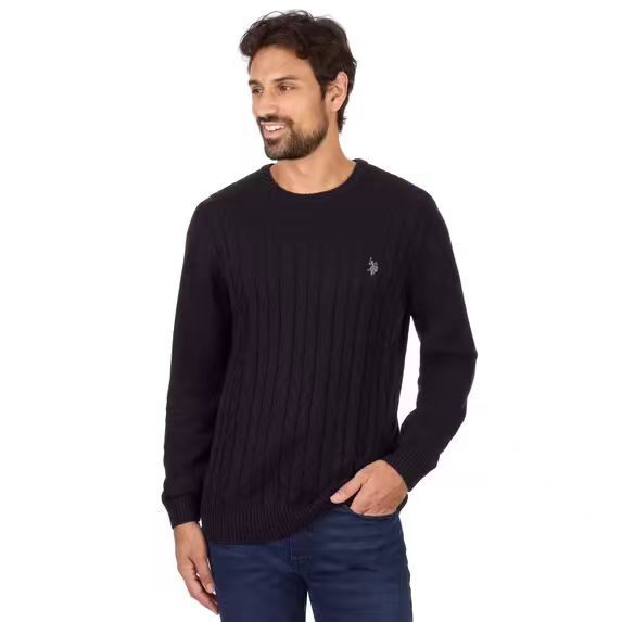 【預購】U.S. Polo Assn. N102304 男裝針織圓領毛衣