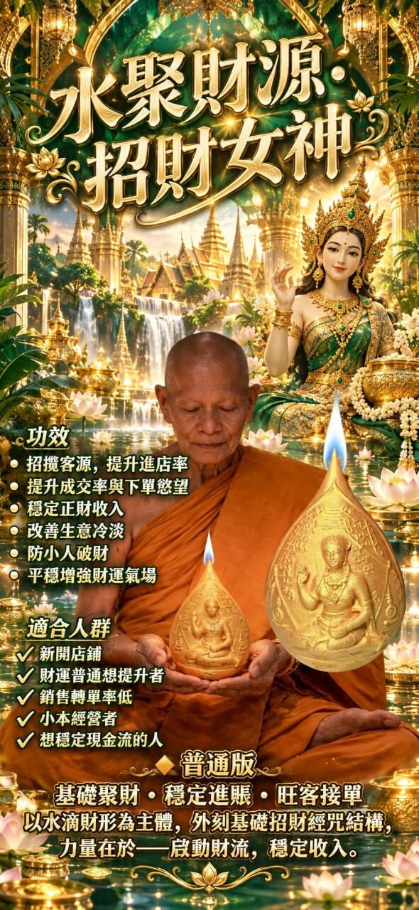 10/29 水聚財源・招財女神大法會