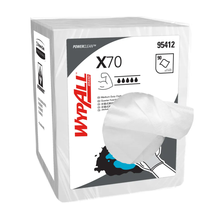 Kimberly Clark Professional 95412  Wypall® X70 強韌型擦拭布