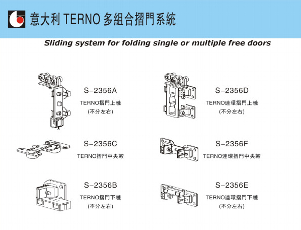 意大利"TERNO" 多組合摺門