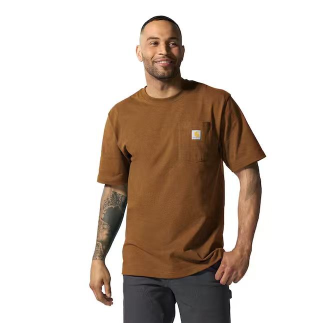 【預購】CARHARTT N102314 K87 口袋短袖上衣 (啡色)