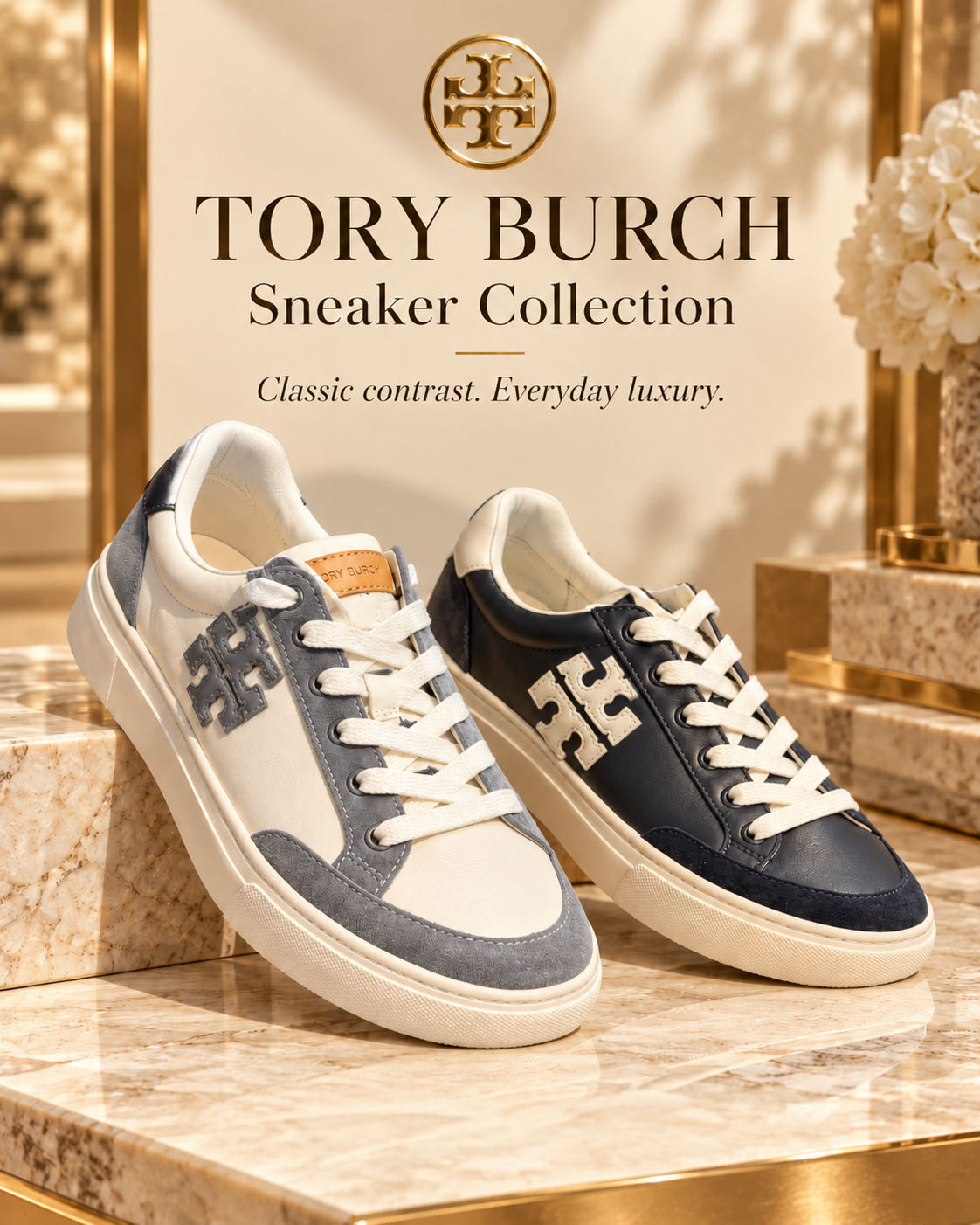 【直播】Tory Burch LX102314 Color Block 拼色休閒運動鞋