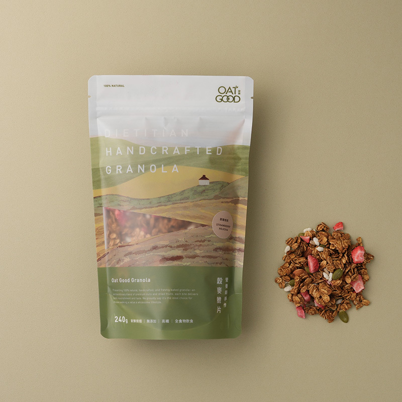 【期間限定】草莓焙茶穀麥脆片