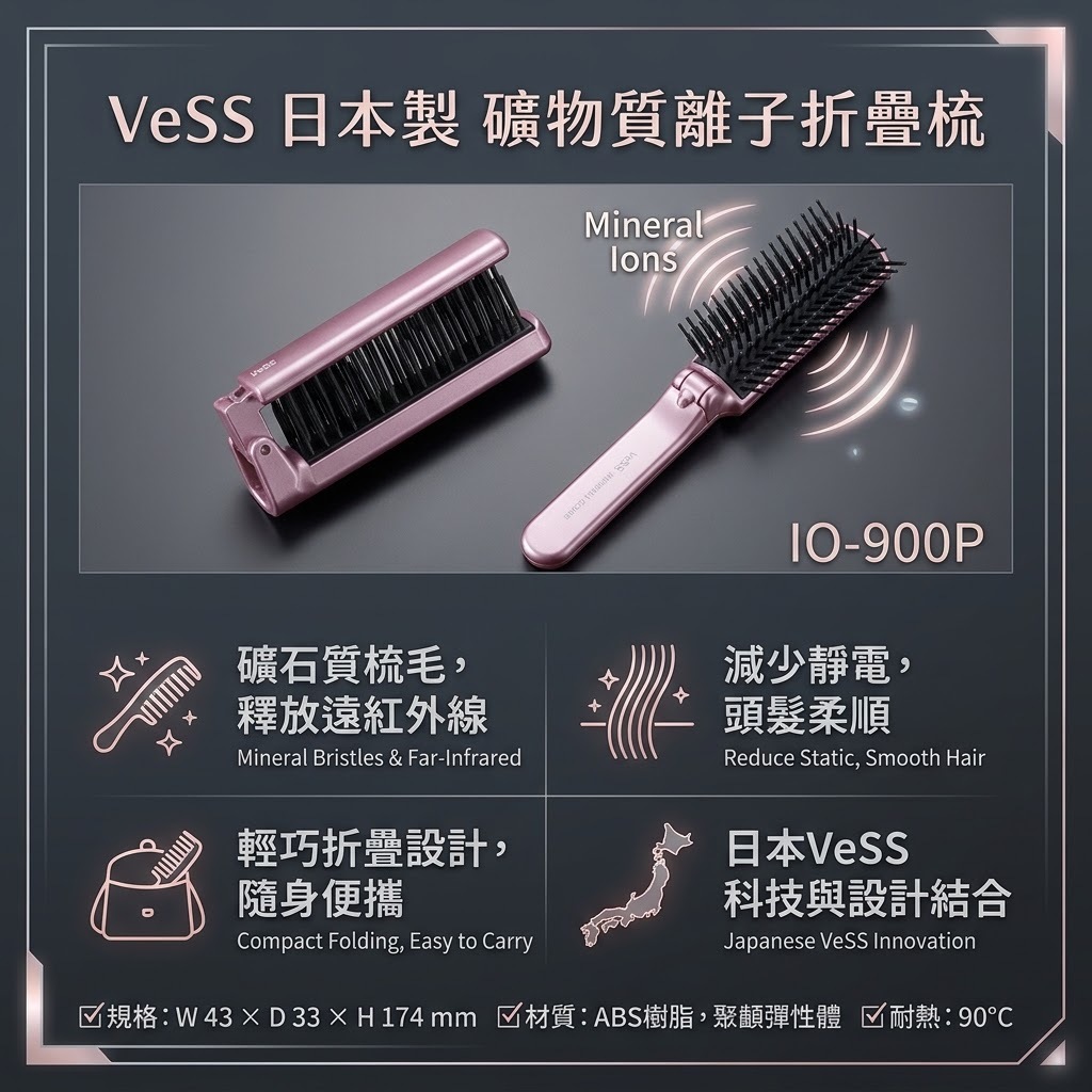 Vess IO900折合梳