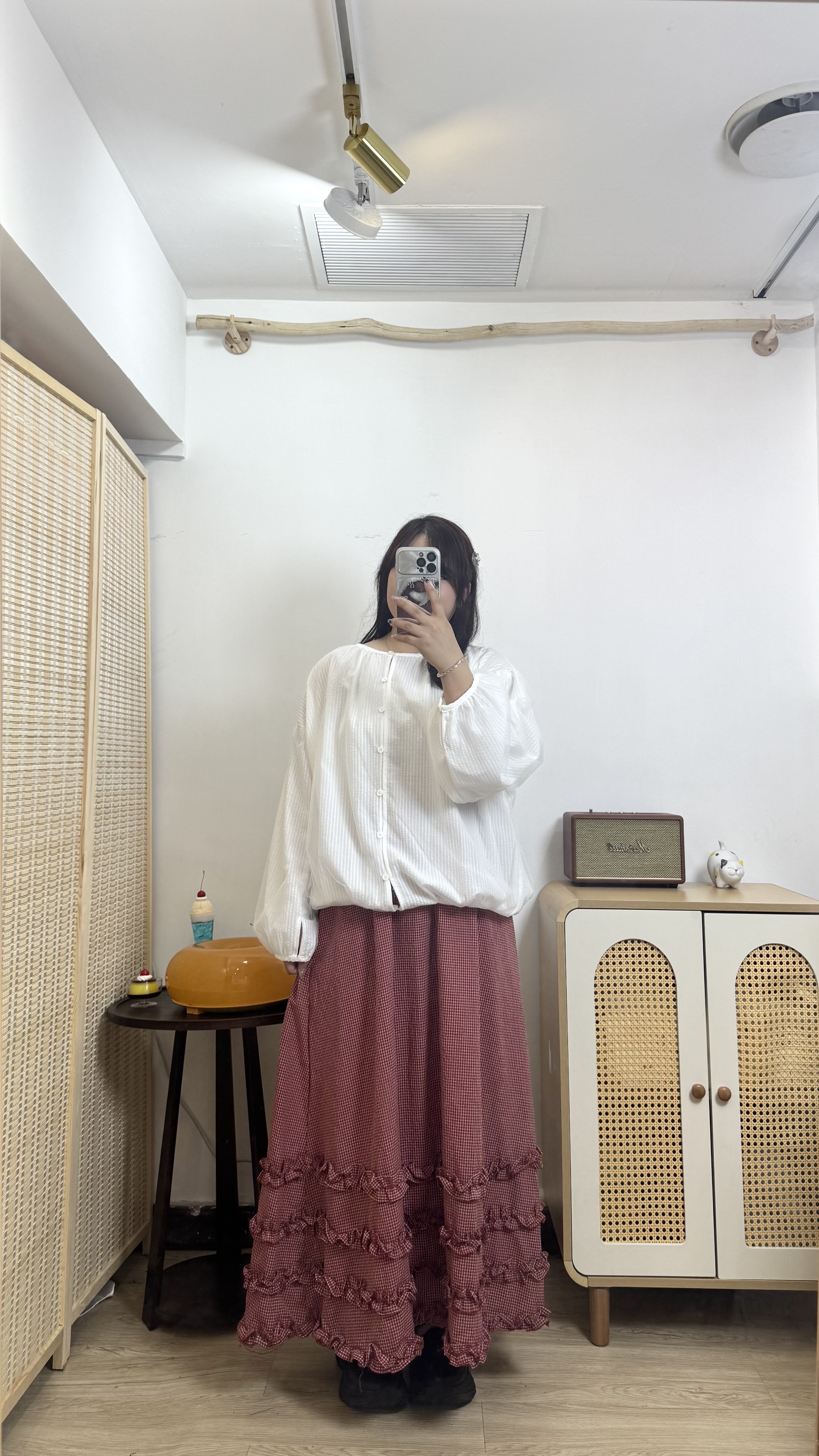圓領泡泡袖紗質外套
