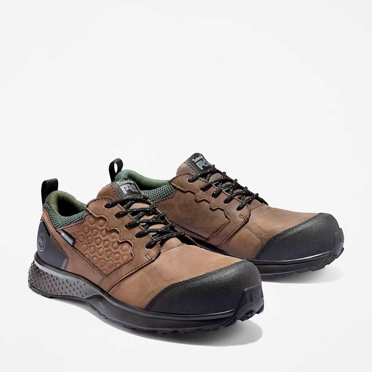 【預購】TIMBERLAND PRO N102322 Reaxion男裝工作鞋 (啡色拼黑色)
