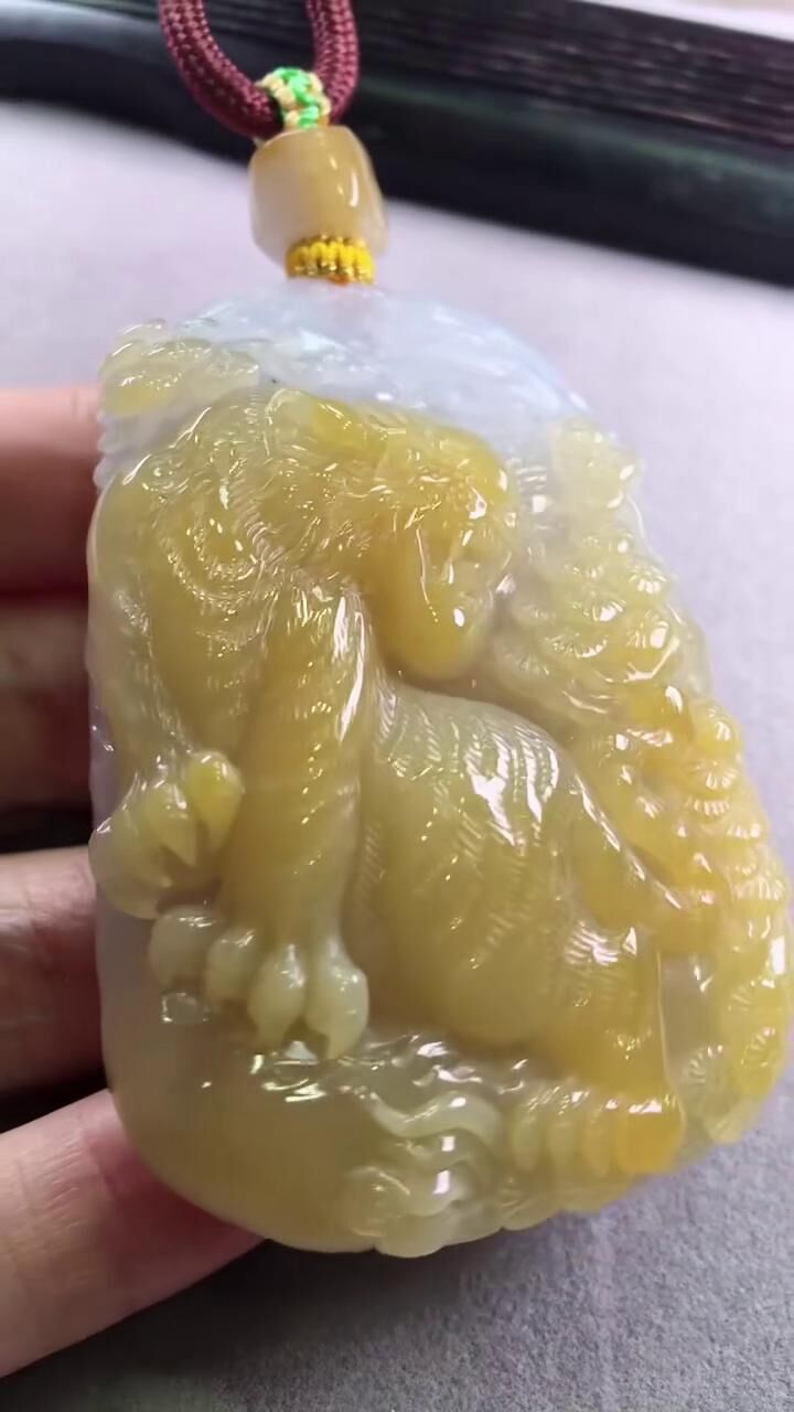 翡翠虎嘯天下,天然翡翠A玉, 緬甸玉, Jade, Jadeite