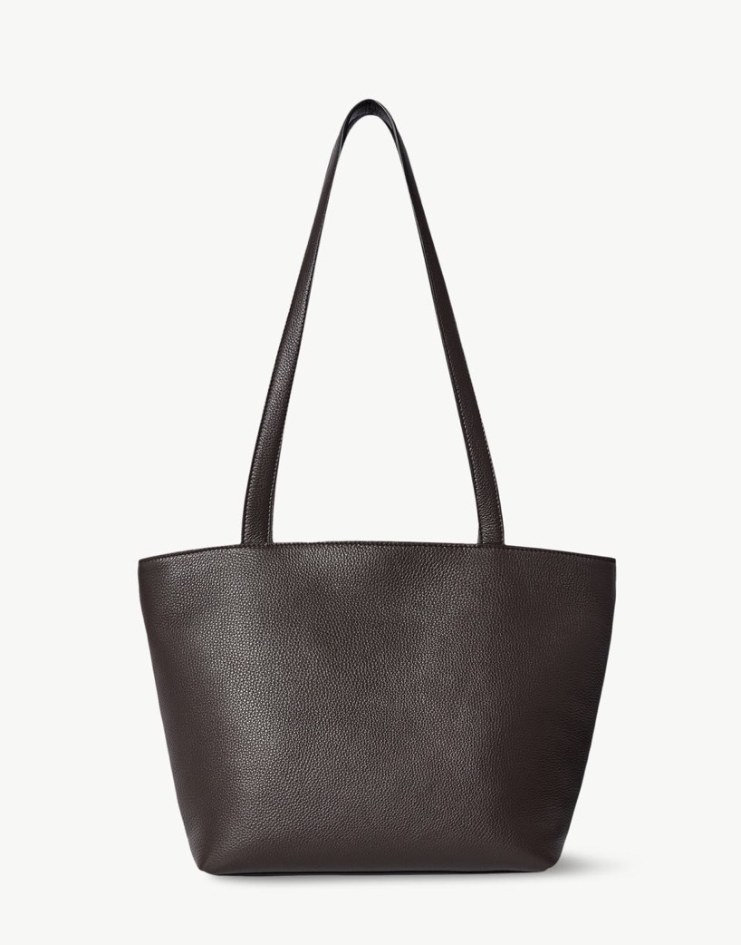 The Row Parker Bag Dark Brown 手袋 深棕色 粒面小牛皮