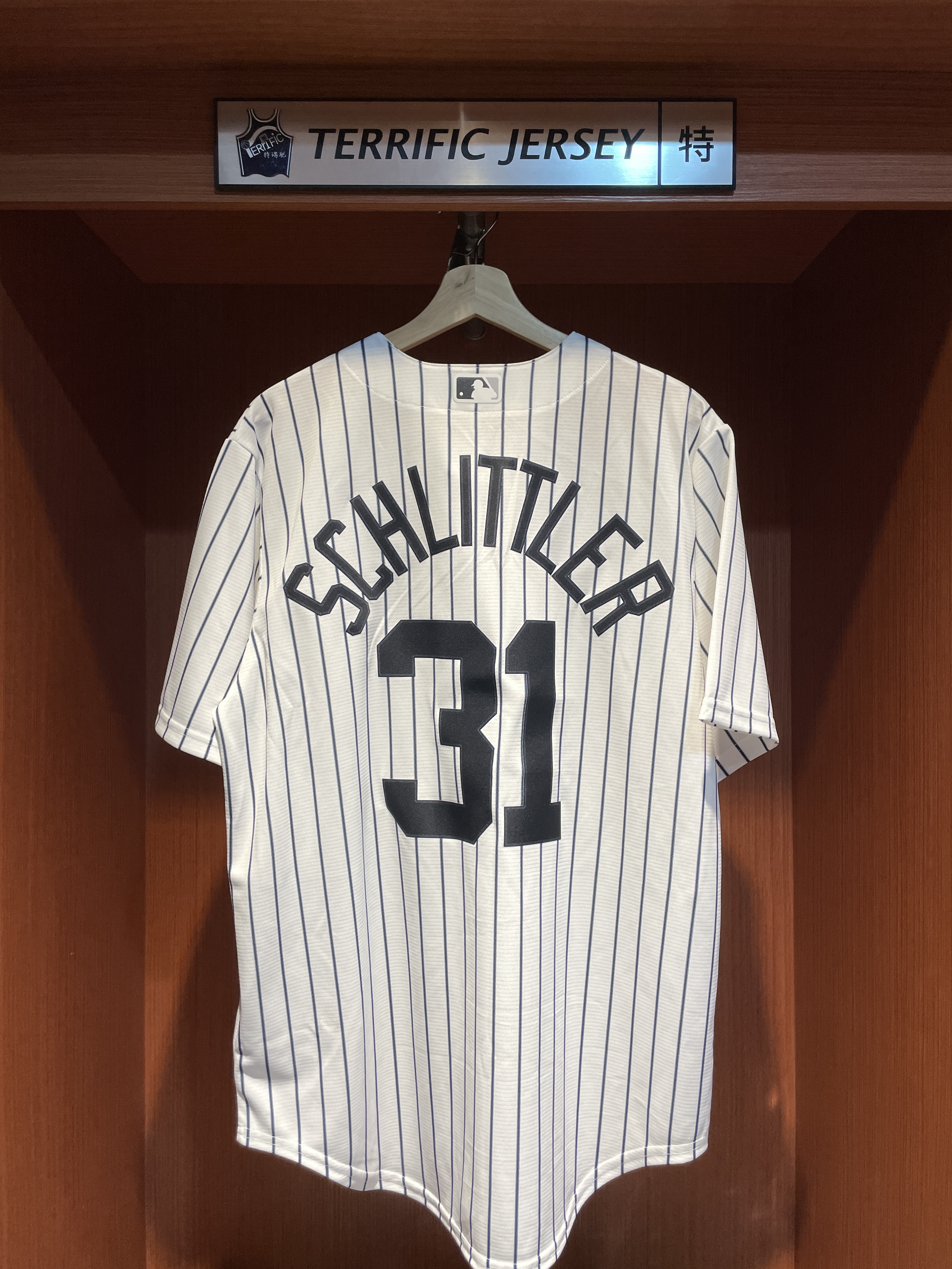 MLB球衣 Cam Schlittler 紐約洋基白條紋 Home Nike Replica Player Name Jersey 球迷版 熱轉印 全新