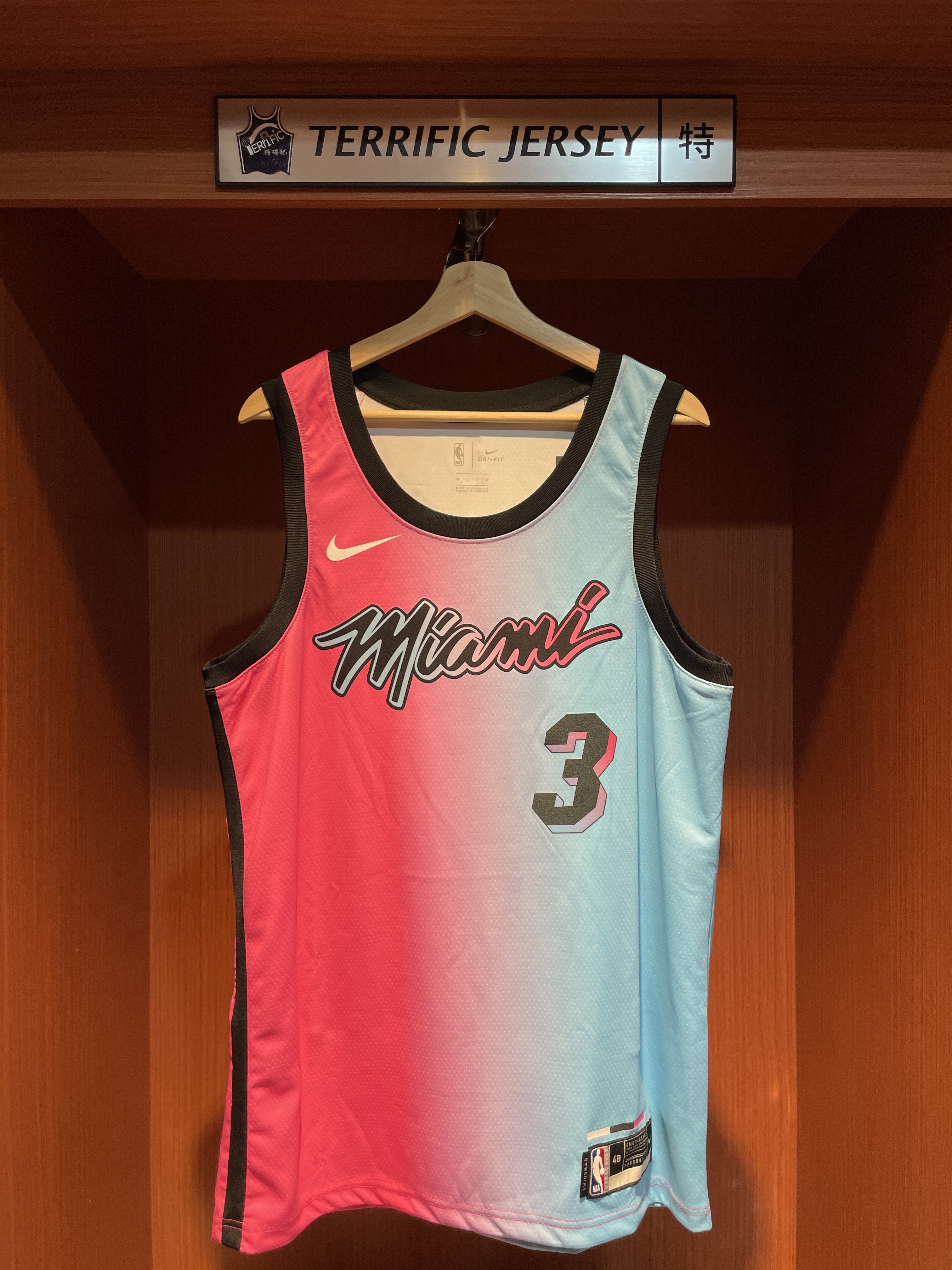 NBA球衣 Dwyane Wade 邁阿密熱火城市 20-21 City Nike Swingman 球迷版 熱轉印 全新