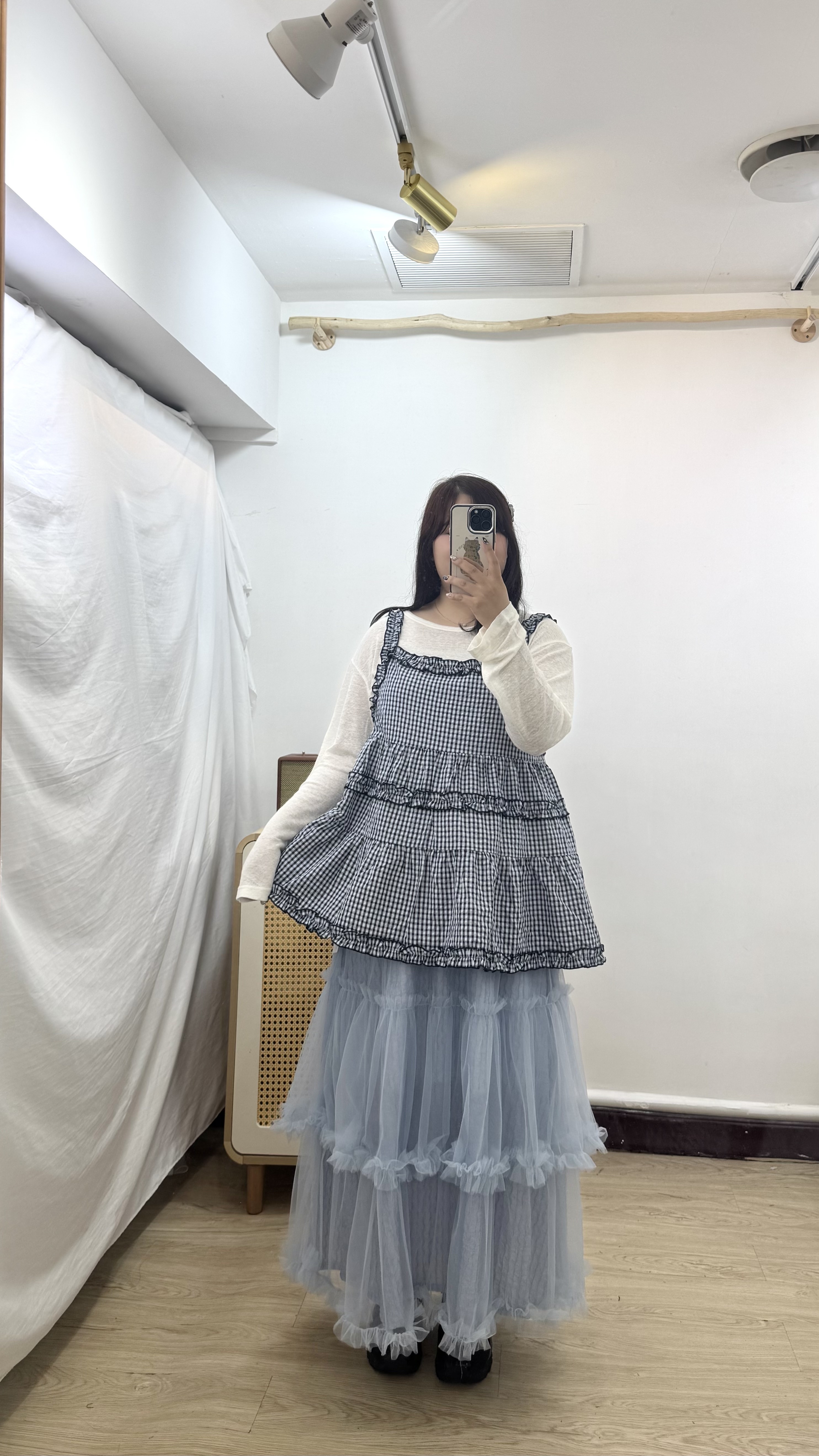格仔花邊外搭