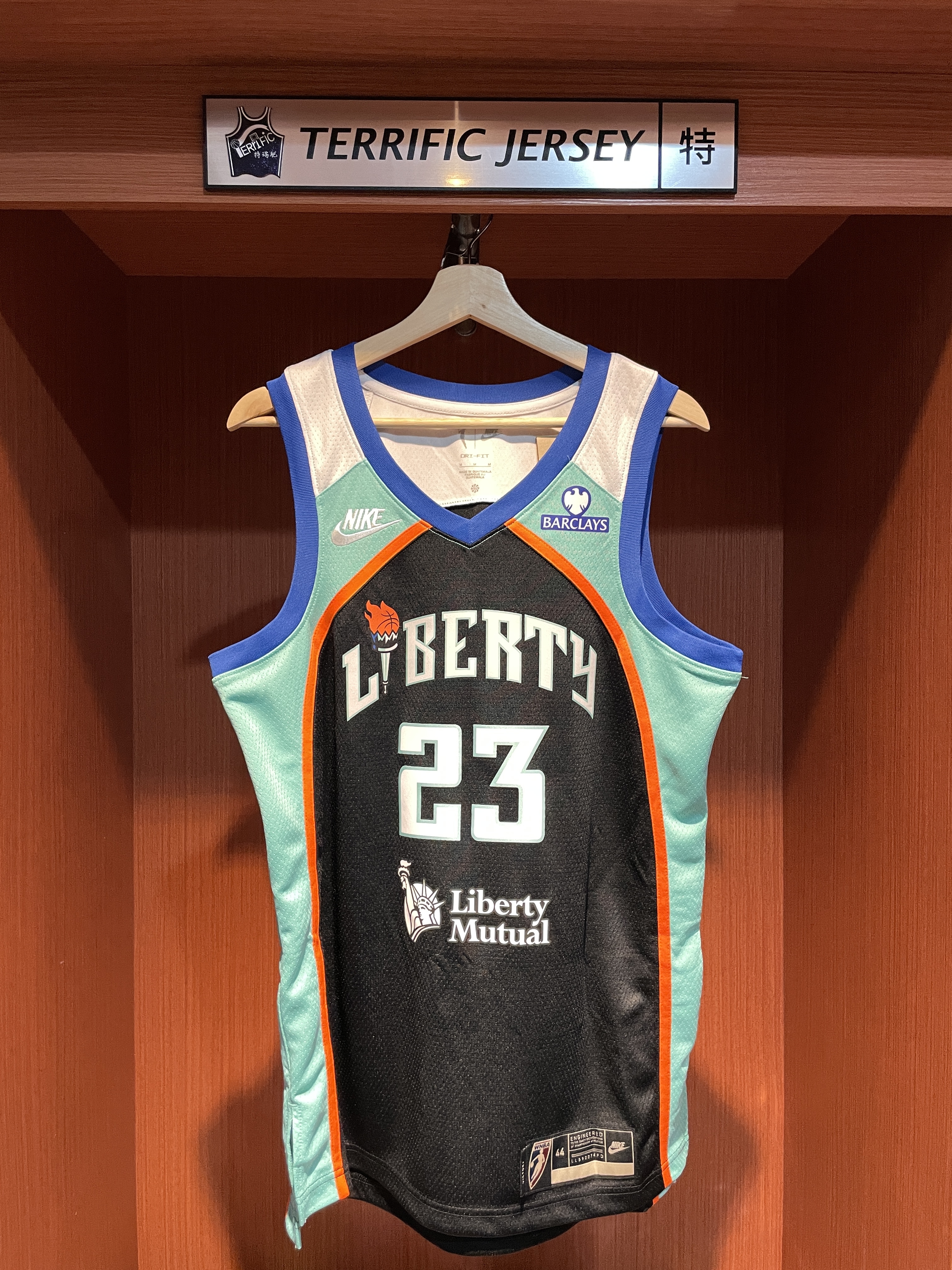 WNBA球衣 Marine Johannes 紐約自由人 復古黑 Court Origins Nike Swingman 球迷版 熱轉印 含贊助商標 全新