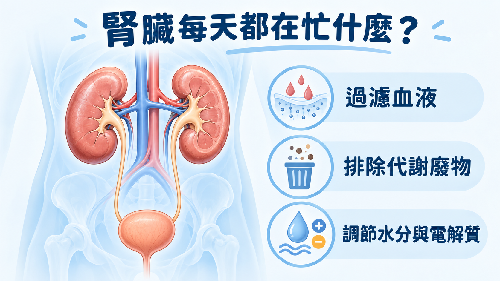 腎臟功能與代謝廢物排除