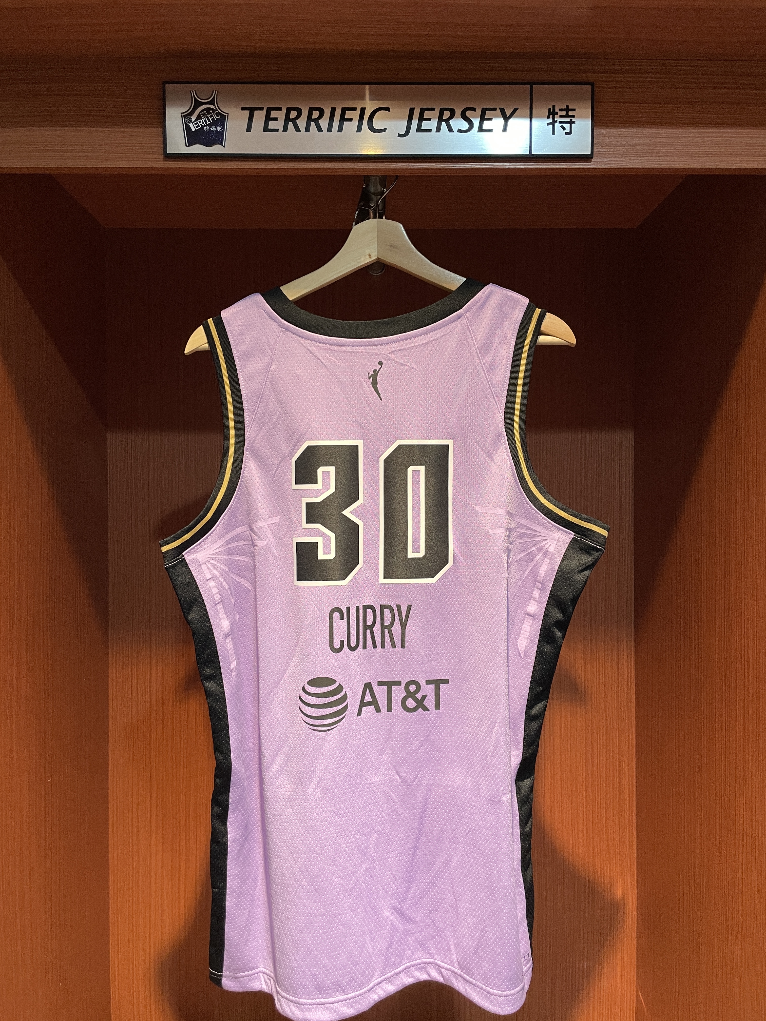 WNBA球衣 Stephen Curry 金州女武神 粉紫 Explorer Nike Swingman 球迷版 熱轉印 含贊助商標 全新