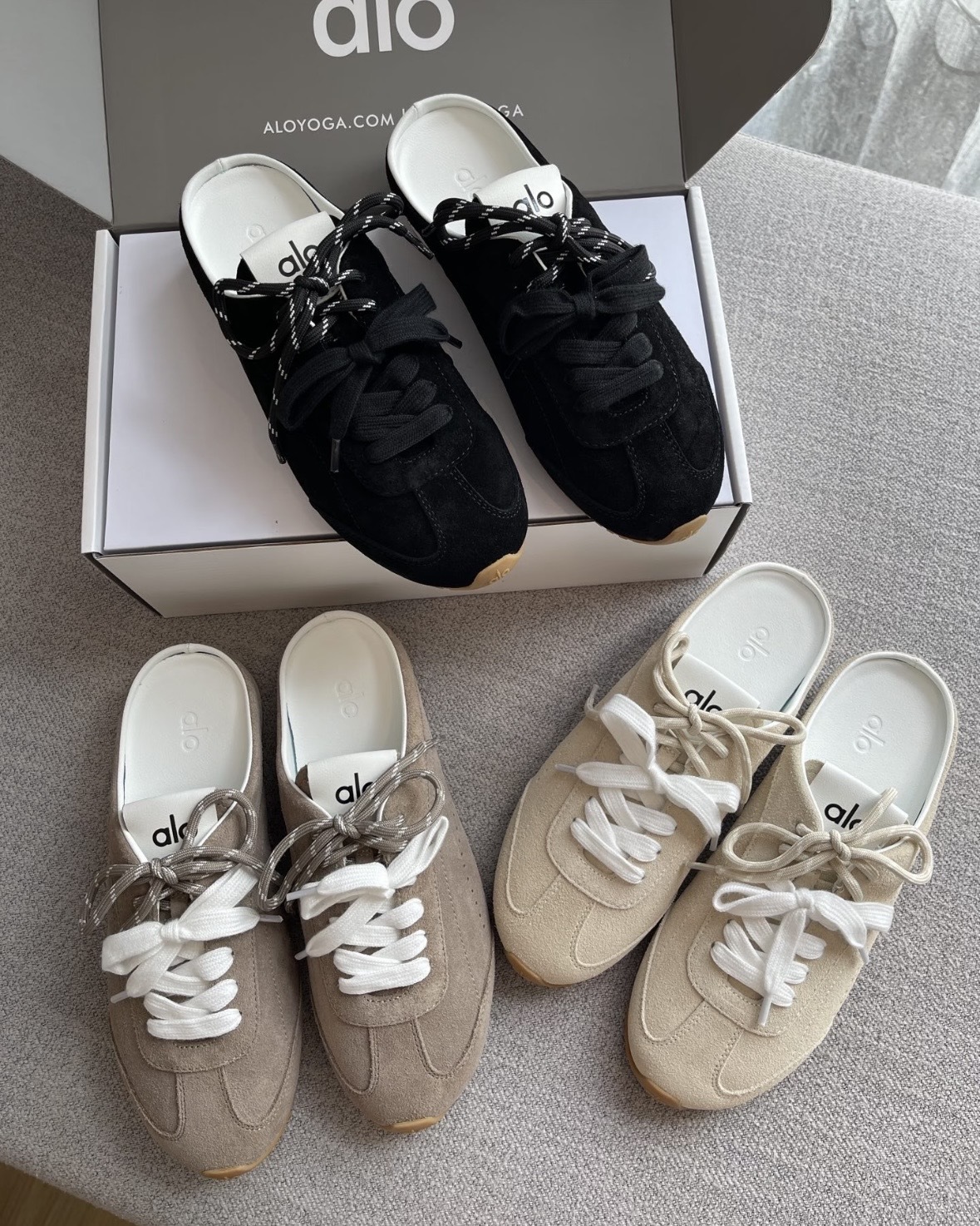 Alo Yoga Sunset Sneaker Mule 穆勒鞋 懶人鞋 三色