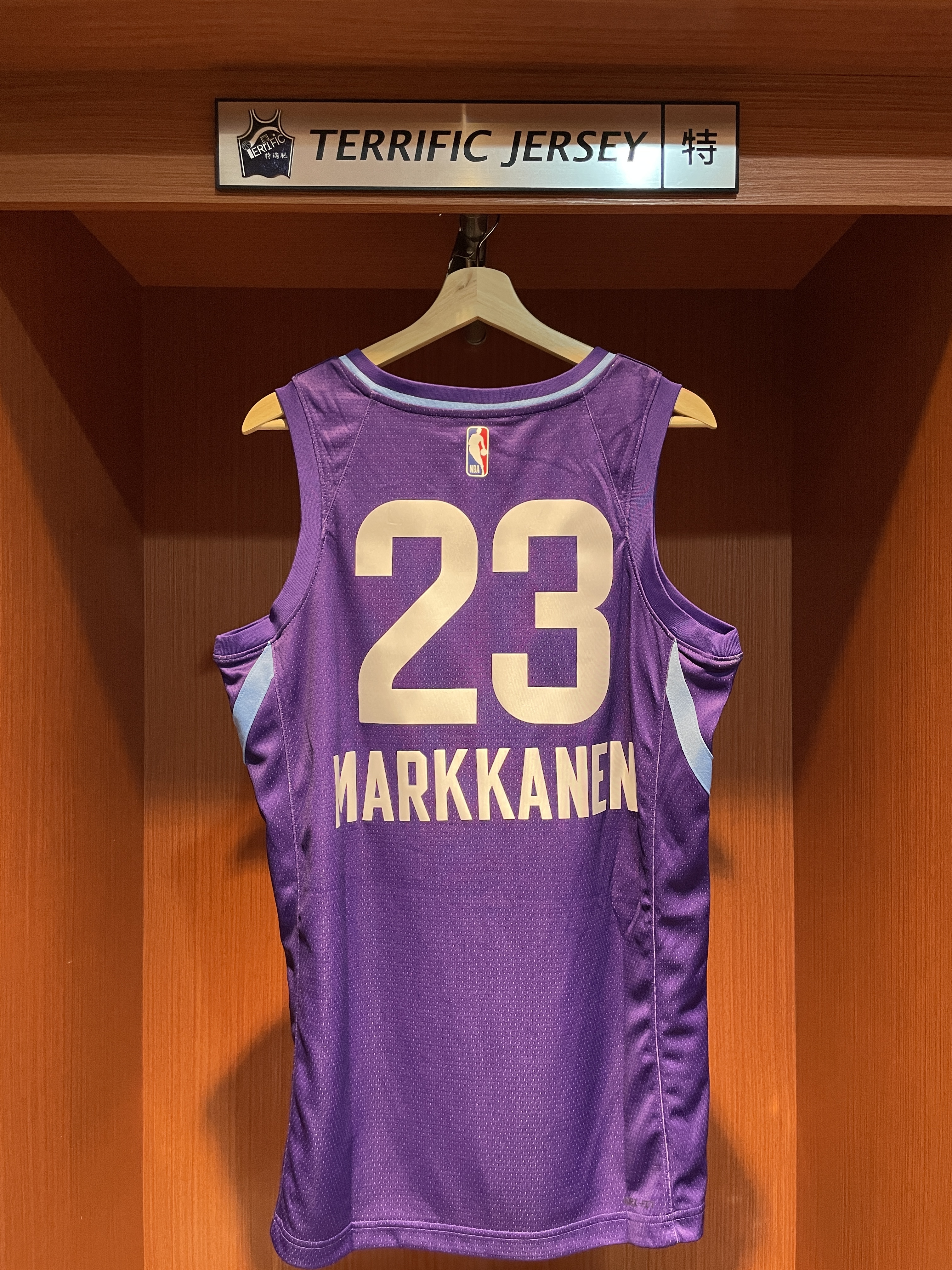 NBA球衣 Lauri Markkanen 猶他爵士城市 24-25 Nike Swingman 球迷版 熱轉印 全新