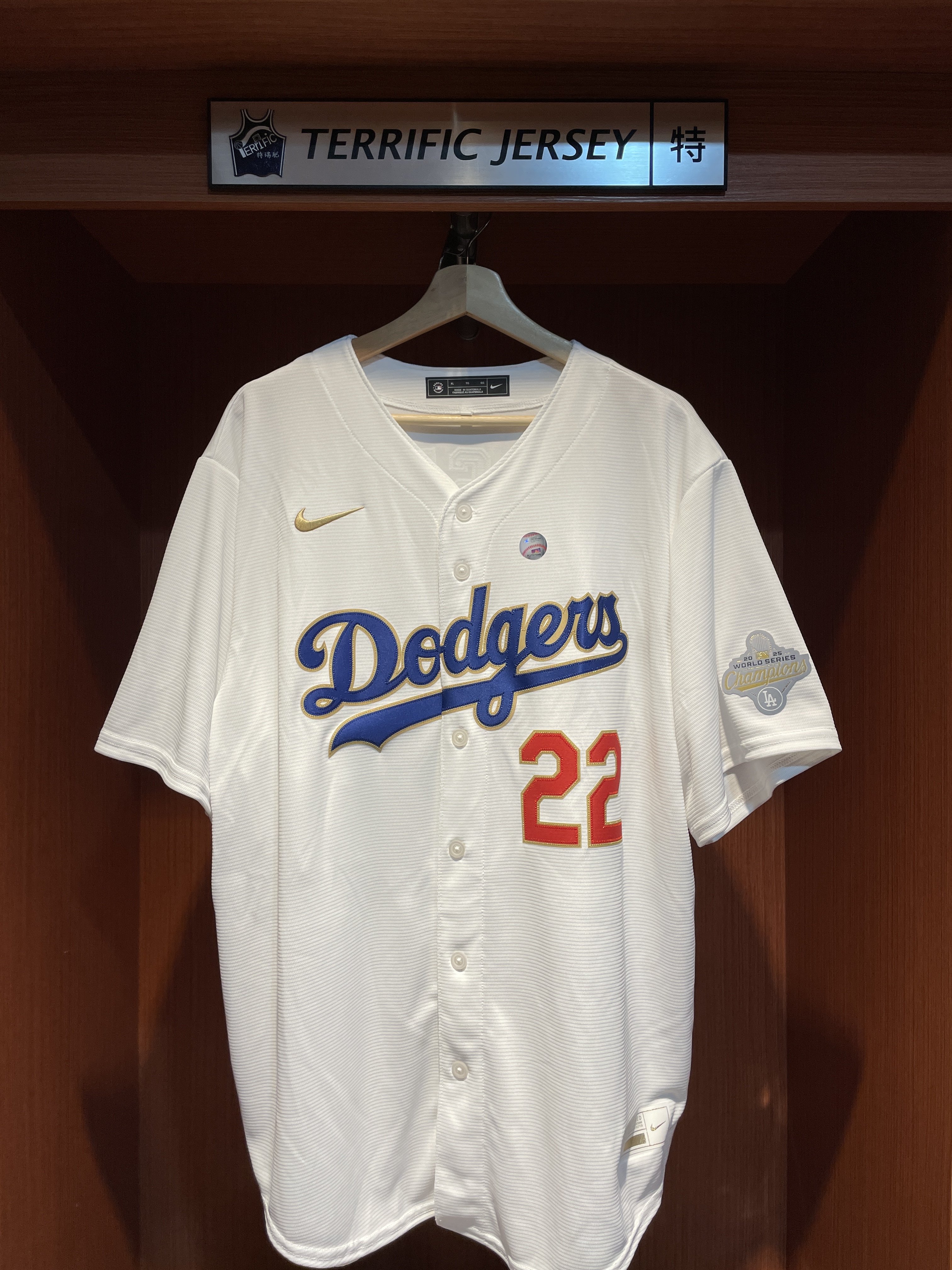 MLB球衣 Clayton Kershaw 洛杉磯道奇 冠軍 金字 開幕戰 2026 Gold Collection Nike Stadium Player Name Jersey 球迷版 熱轉印 全新
