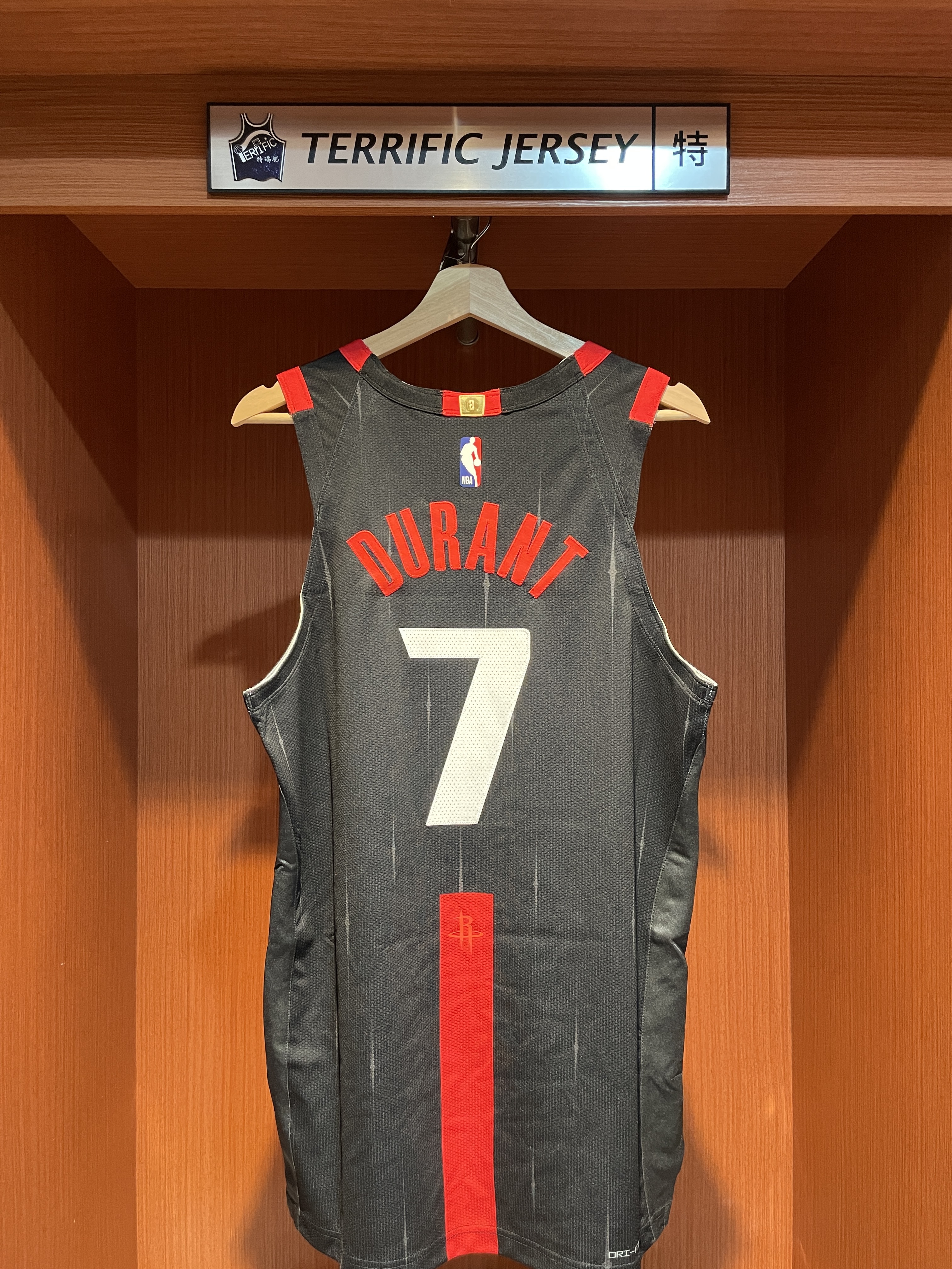 NBA球衣 Kevin Durant 休士頓火箭黑 26-27 Statement Jordan Authentic 球員版 電繡 含贊助商標 全新