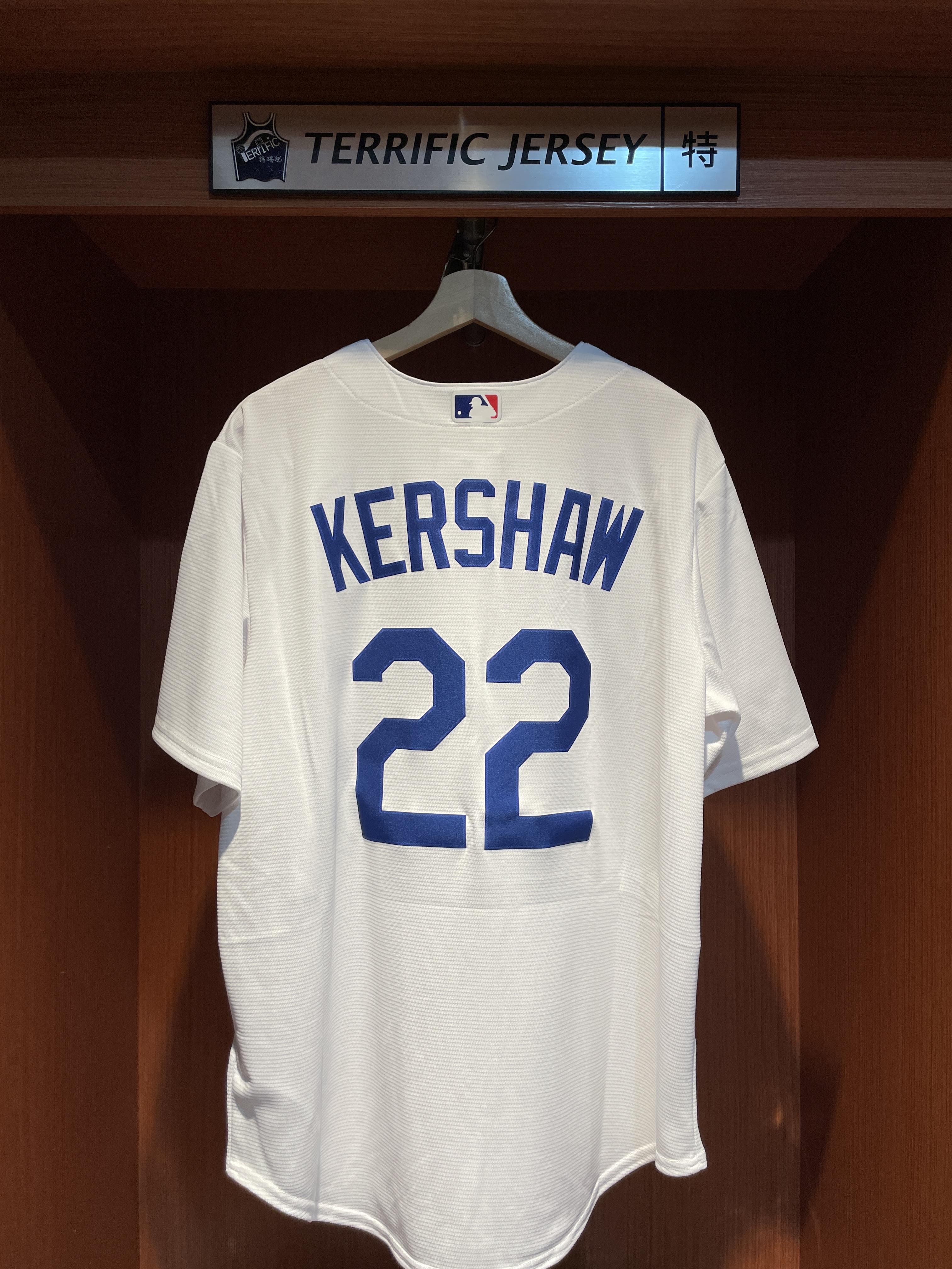 MLB球衣 Clayton Kershaw 洛杉磯道奇白 冠軍臂章 冠軍 24-25 Nike Replica Player Name Jersey 球迷版 熱轉印 全新