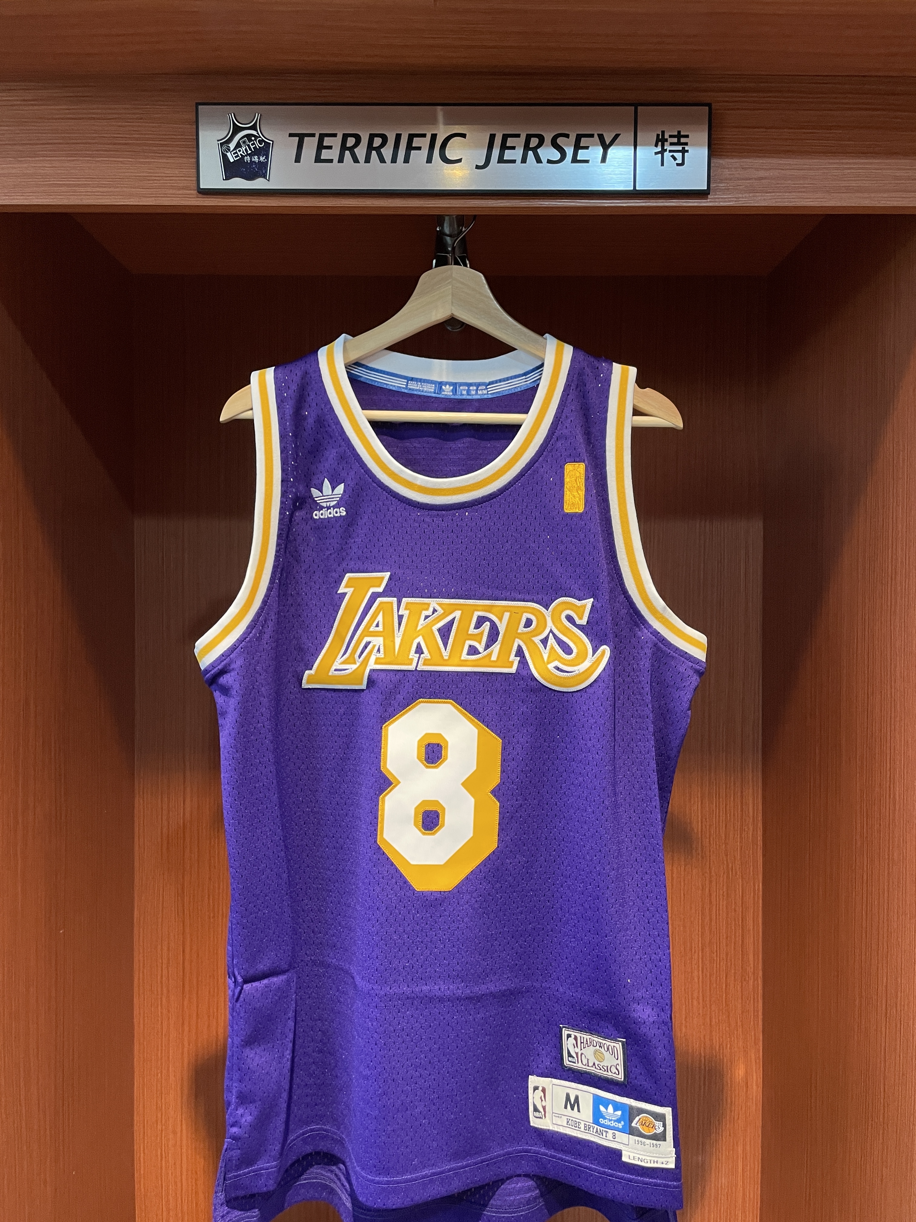 NBA球衣 Kobe Bryant 洛杉磯湖人 復古紫 HWC Adidas Swingman 球迷版 電繡 全新