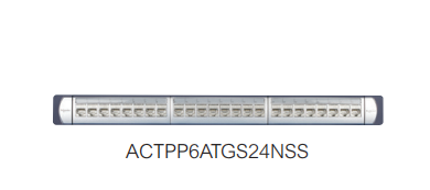 R546 6a類, FTP 24埠配線架, ACTRJSMTG6ANSSP預裝模塊(ACTPP6ATGS24NSS)