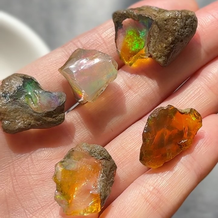 [原石] 衣索比亞蛋白石 原礦