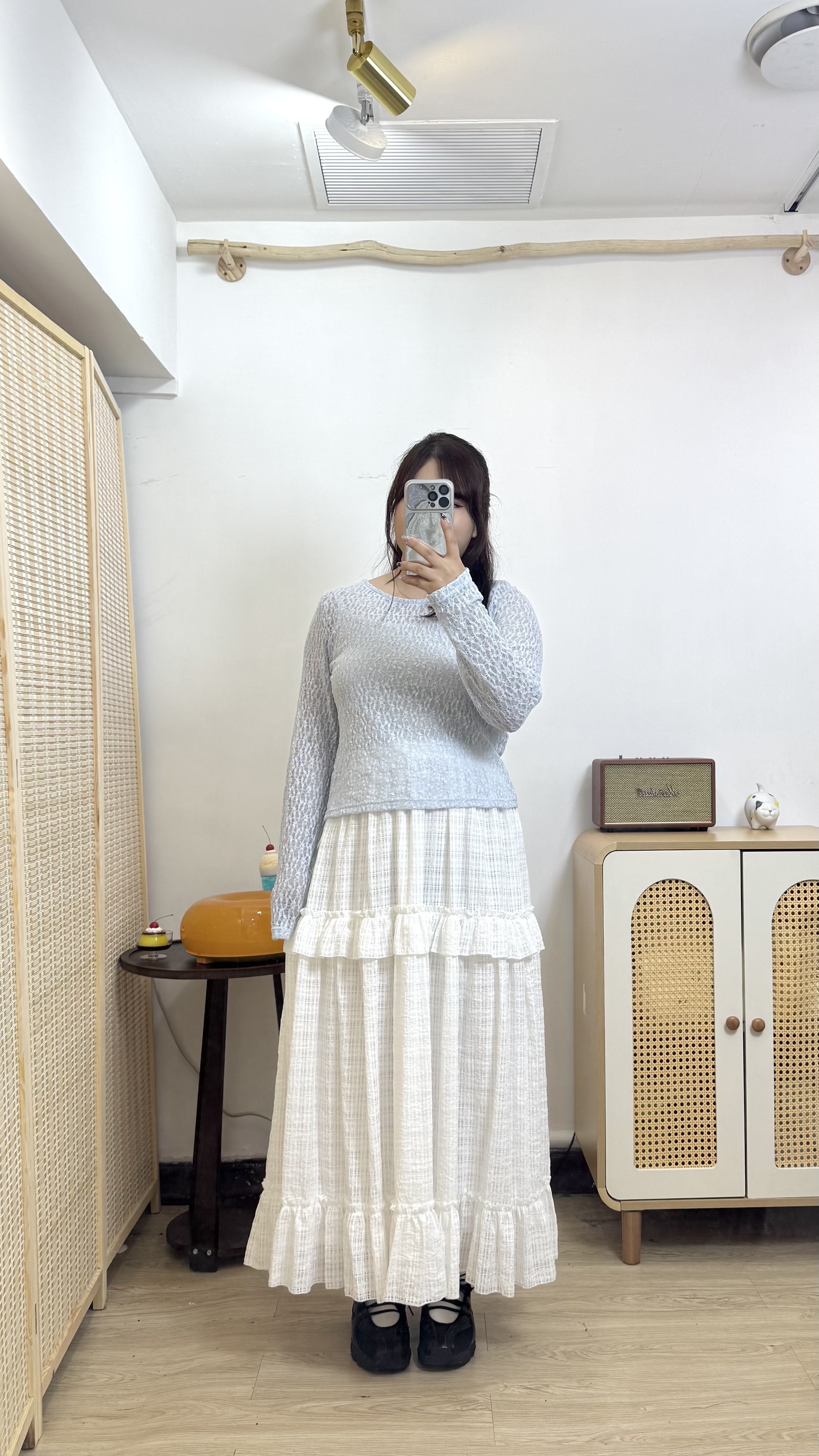 2 Way 蝴蝶結Lace 長袖 Top