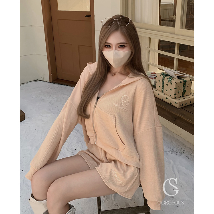 G9952 「綿羊雪花‘ 氛圍外套」