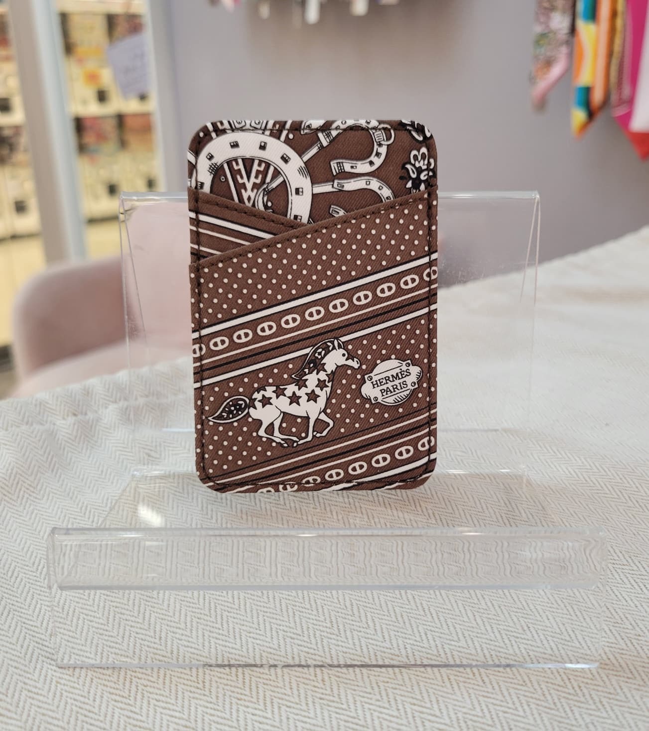 HERMES "Cheval de Coeur Bandana" MagSafe card hold 磁吸 卡套