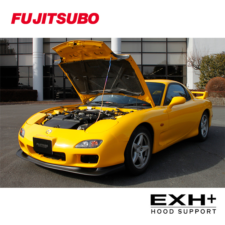 FUJITSUBO 藤壺 EXH+ 鈦金屬引擎蓋頂桿 MAZDA RX-7 FD