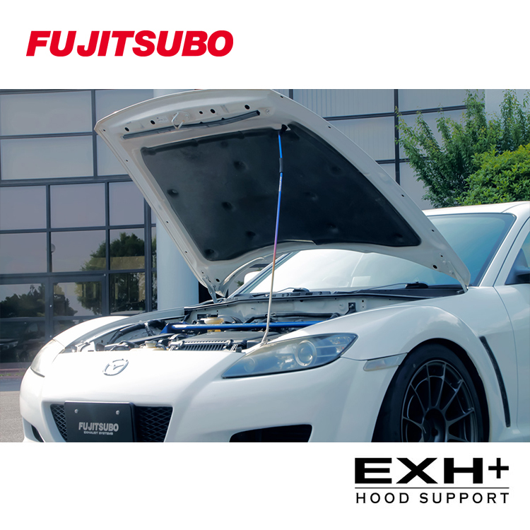 FUJITSUBO 藤壺 EXH+ 鈦金屬引擎蓋頂桿 MAZDA RX-8