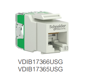 R550 5e類, UTP Keystone, 銅製模塊, 白色(VDIB17365USG)