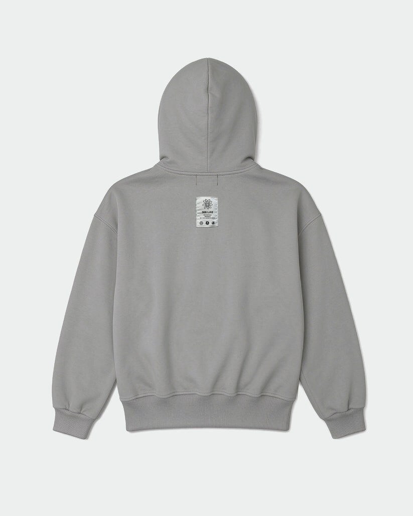 369Lab Stitch BF badge Hoodie - Grey |2F6SWX001