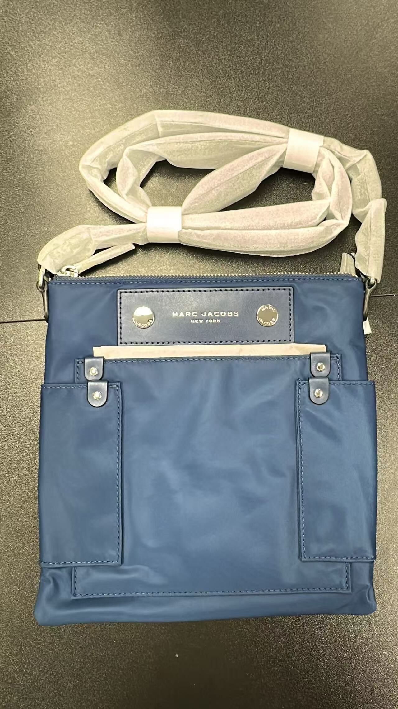 【直播】LX102386 Marc Jacobs 藍色斜孭袋