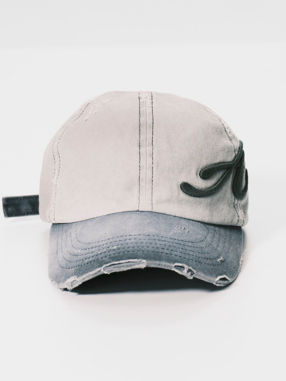 ANOWHEREMAN｜Side Logo Destroy Cap (Grey)
