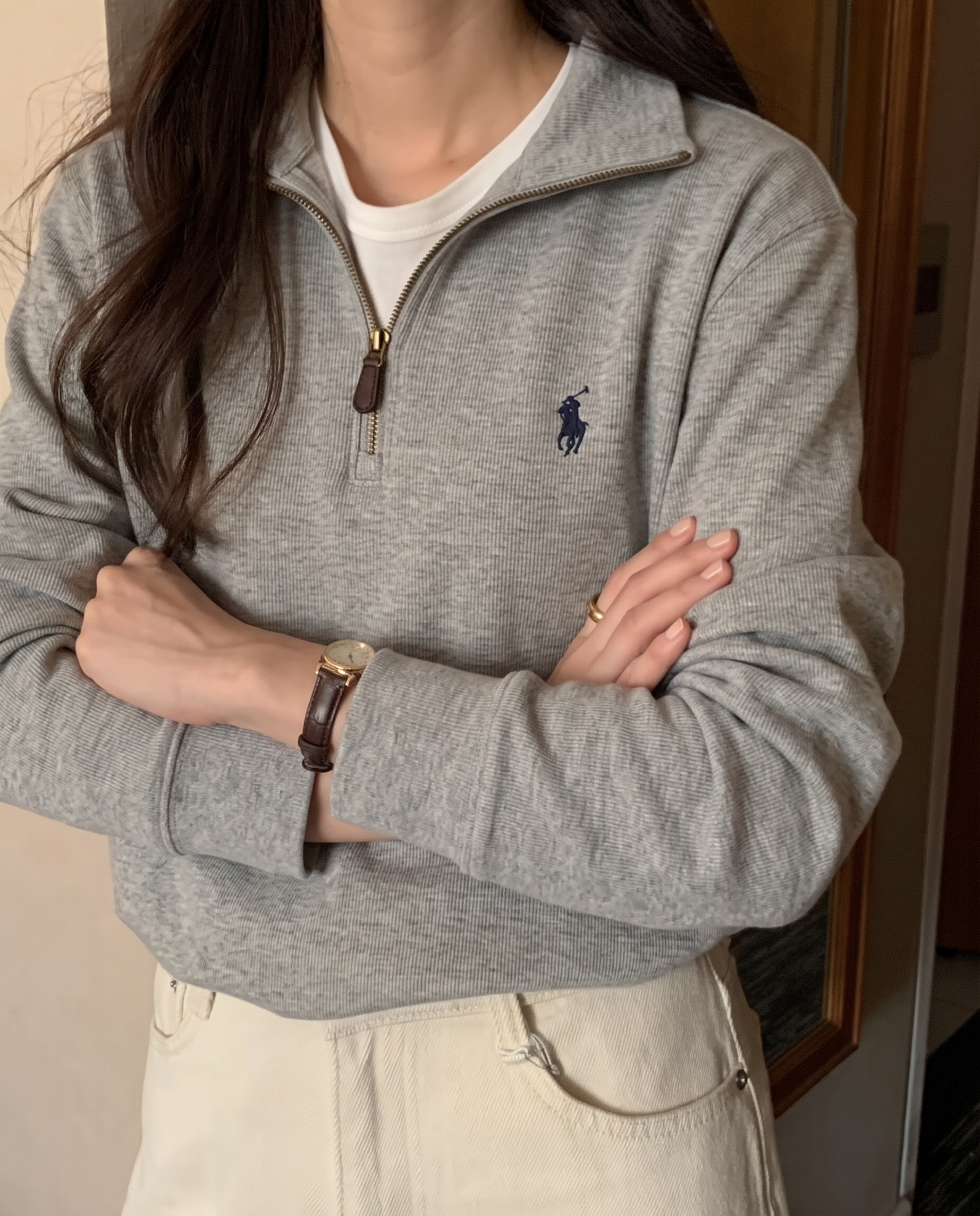 <美國58折拿下>Polo Ralph Lauren Quarter-Zip Sweater 半拉鍊 針織坑條 大童款 五色