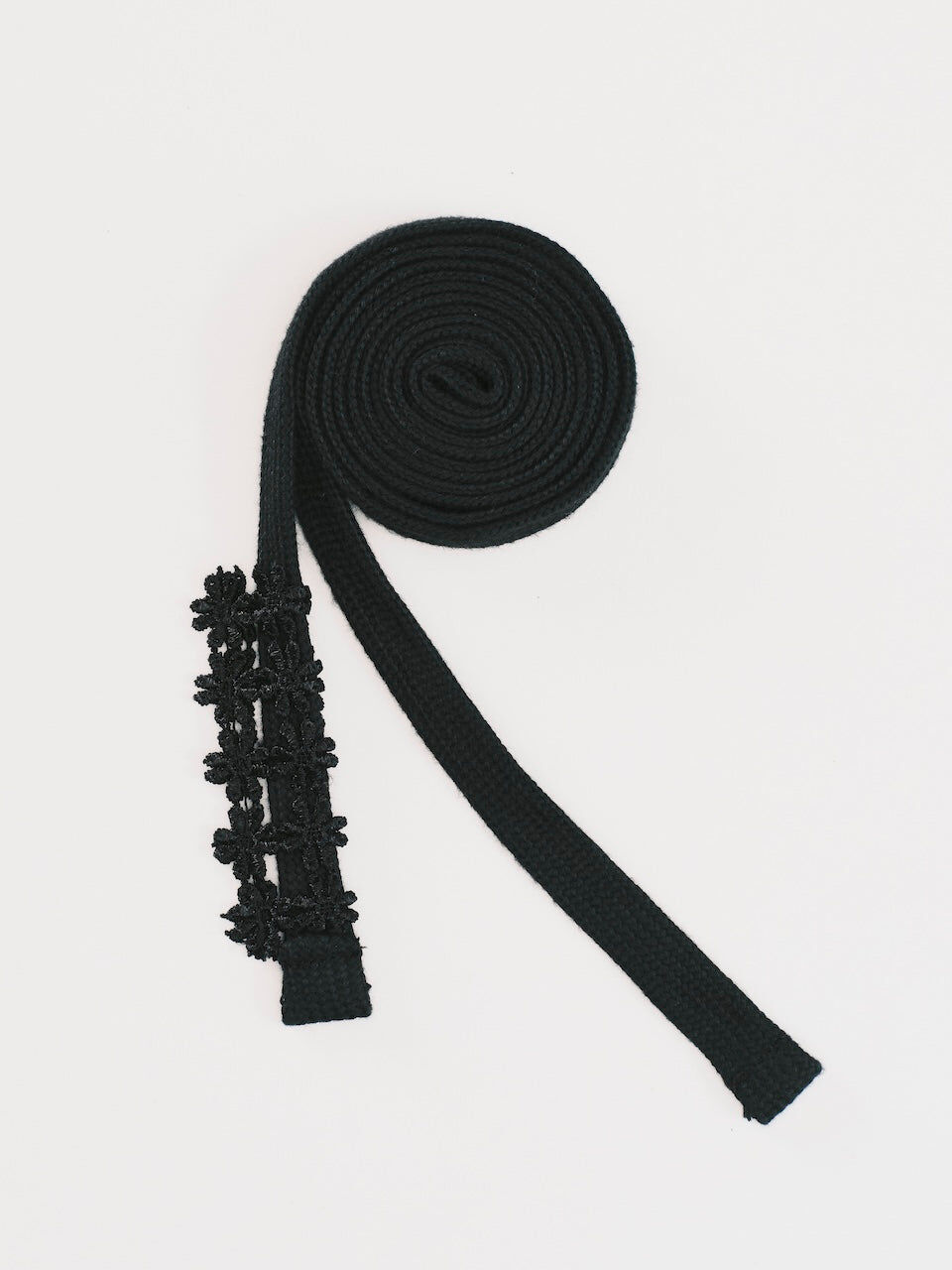 ANOWHEREMAN｜Lace Patch Shoelace (Black)
