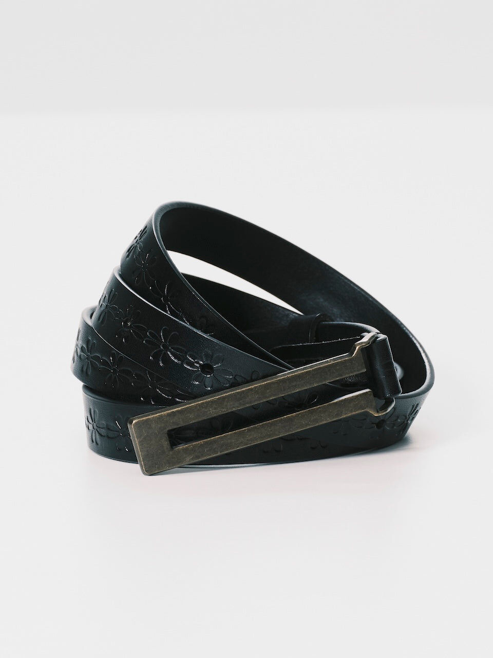 ANOWHEREMAN｜Leather Belt (Black)