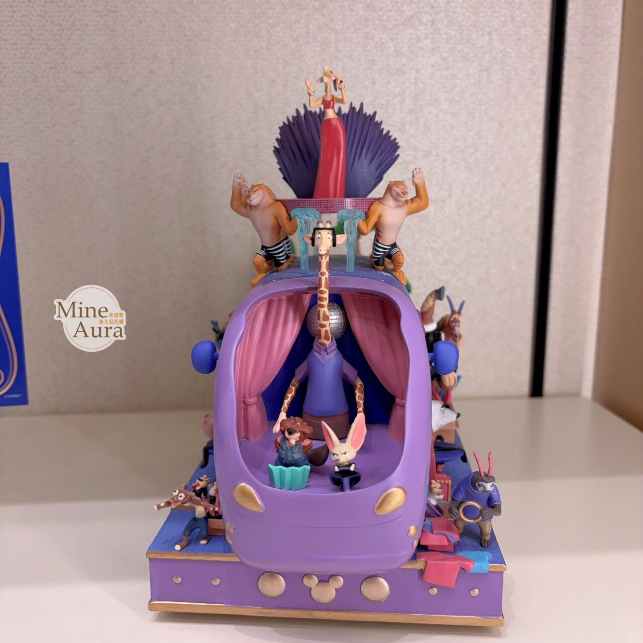 動物方城市 Zootopia 循由花車 造型 擺飾品 -上海迪士尼樂園