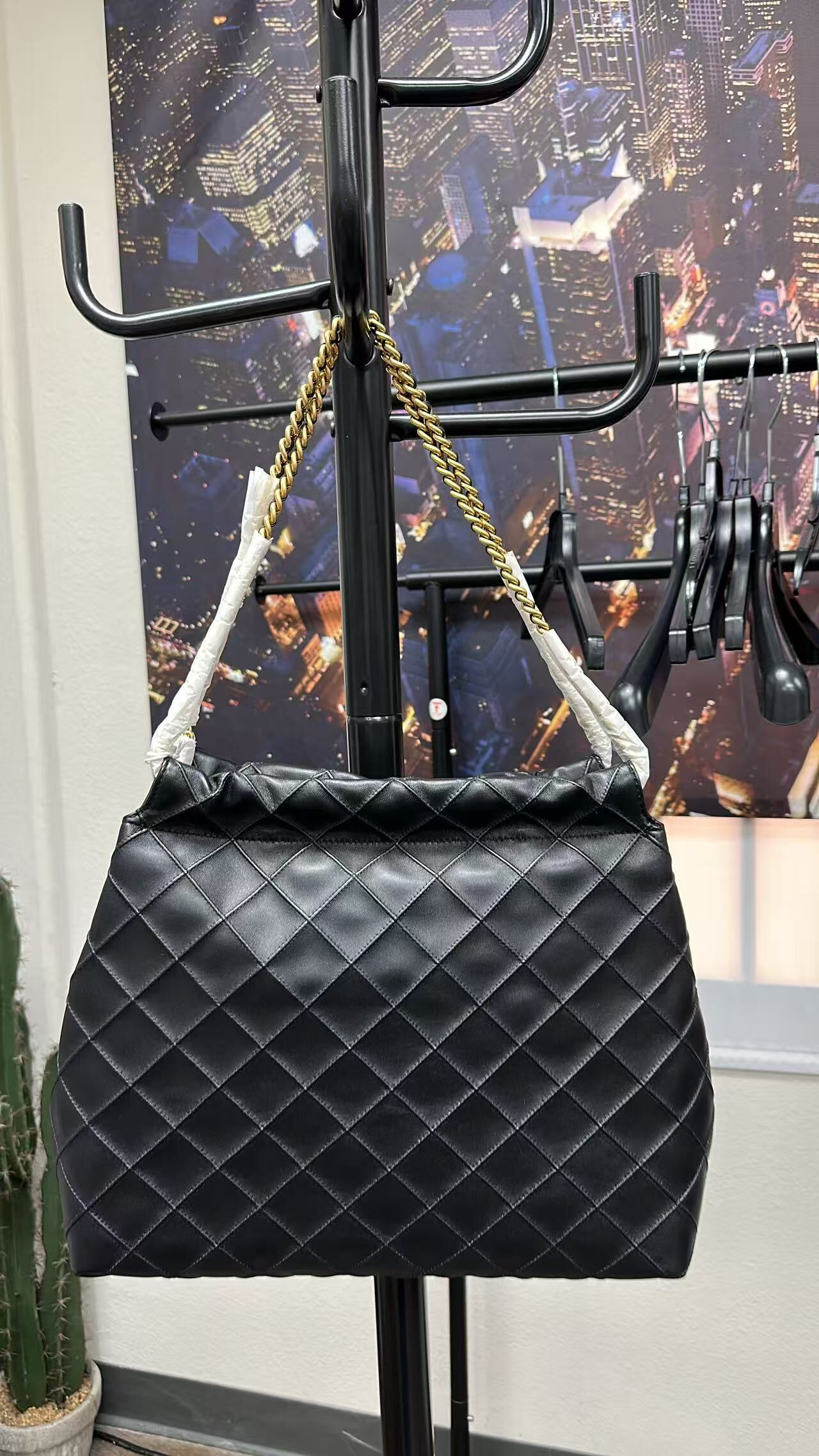 【直播】Tory Burch LX1023881 黑色腋下包